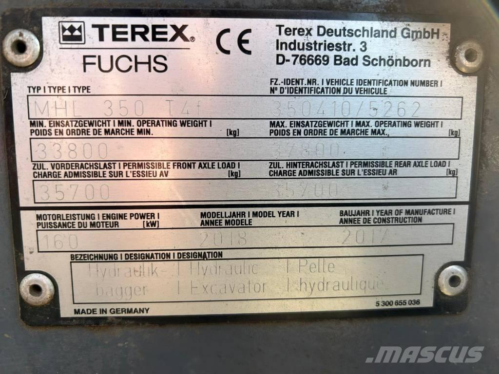 Fuchs MHL350F Stroje pre manipuláciu s odpadom