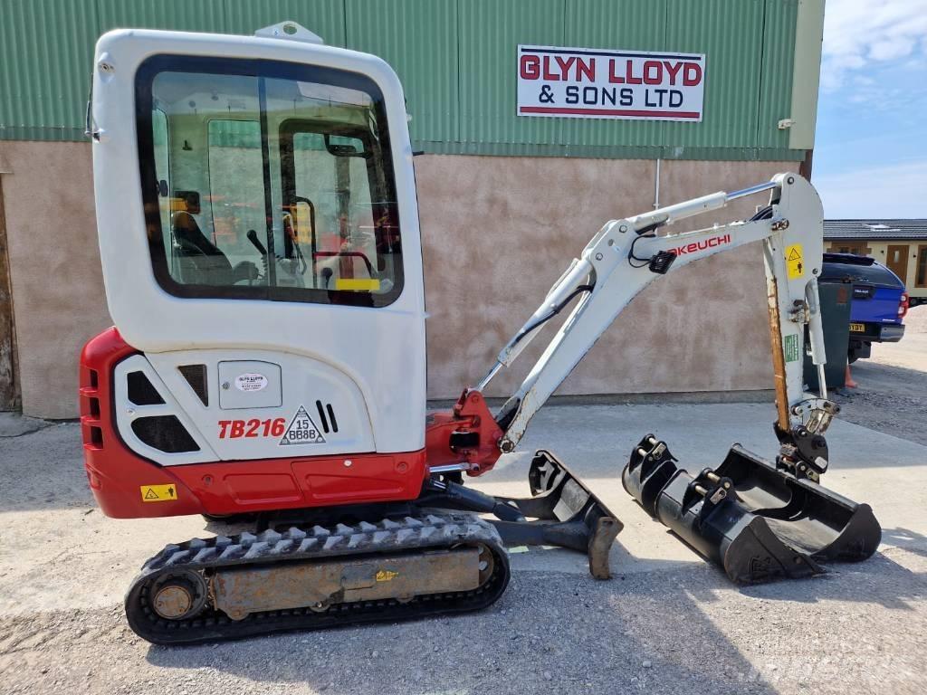 Takeuchi TB 216 A Mini rýpadlá < 7t