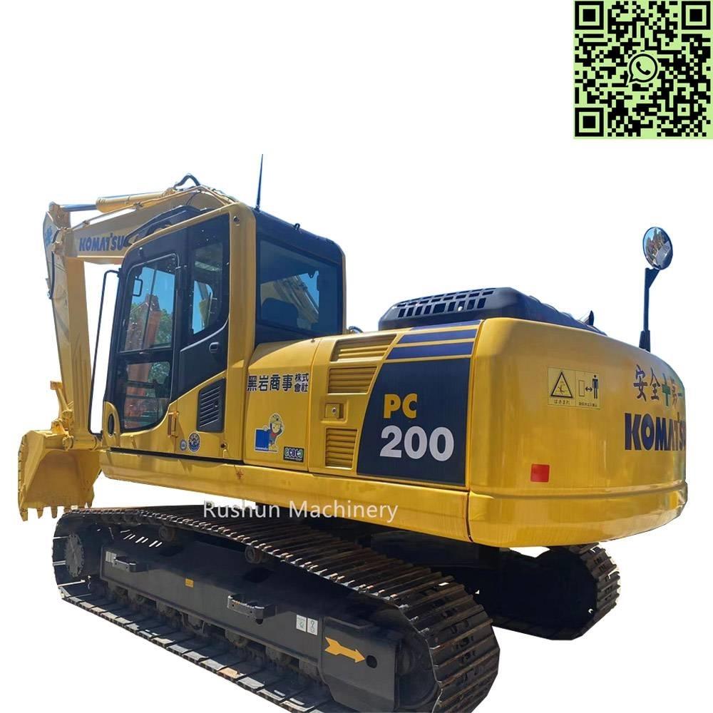 Komatsu PC 200 Pásové rýpadlá