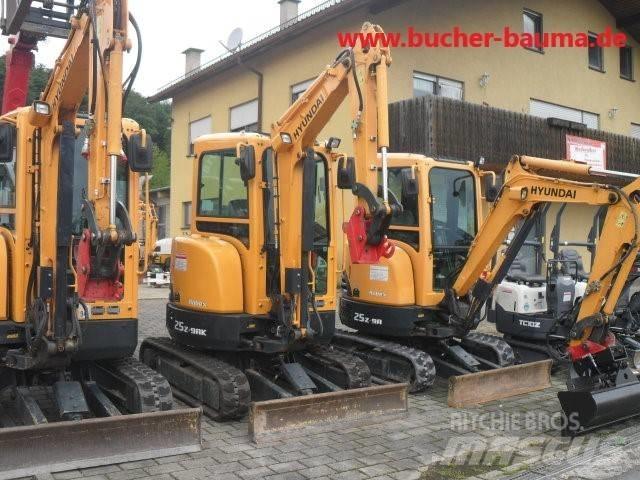 Hyundai R 25 Z-9A Mini rýpadlá < 7t