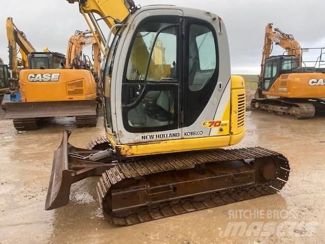 New Holland E 70 SR Midi rýpadlá 7 t - 12 t