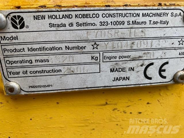 New Holland E 70 SR Midi rýpadlá 7 t - 12 t