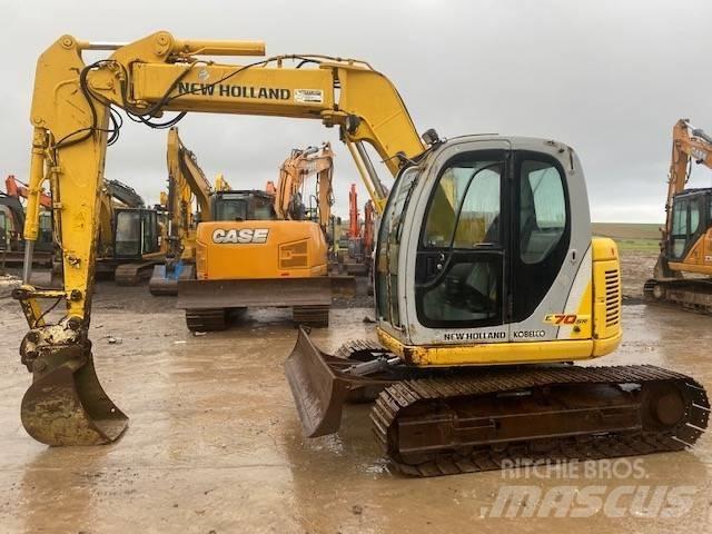 New Holland E 70 SR Midi rýpadlá 7 t - 12 t