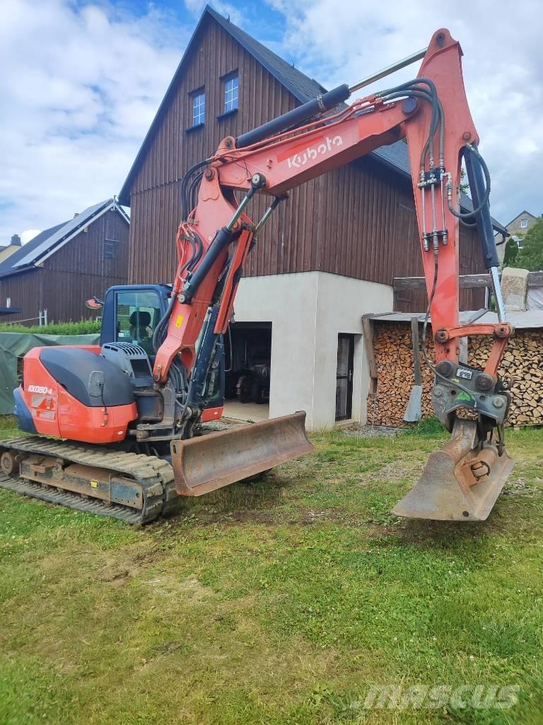 Kubota KX 080-4 Midi rýpadlá 7 t - 12 t