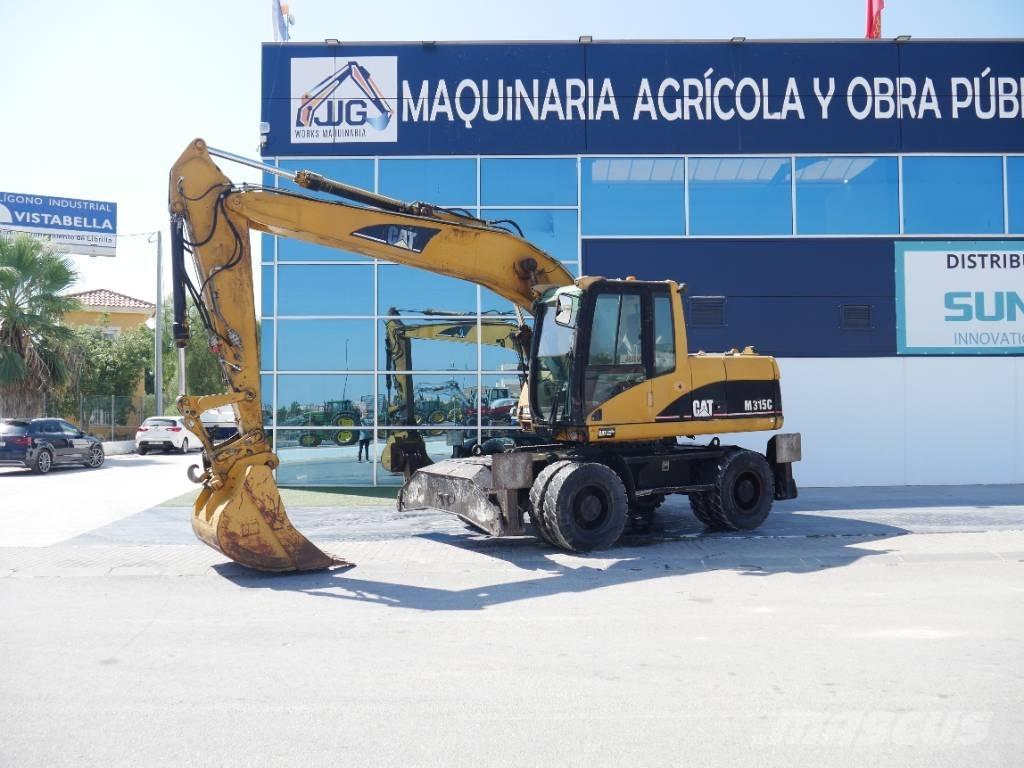 CAT M 315 C Kolesové rýpadlá