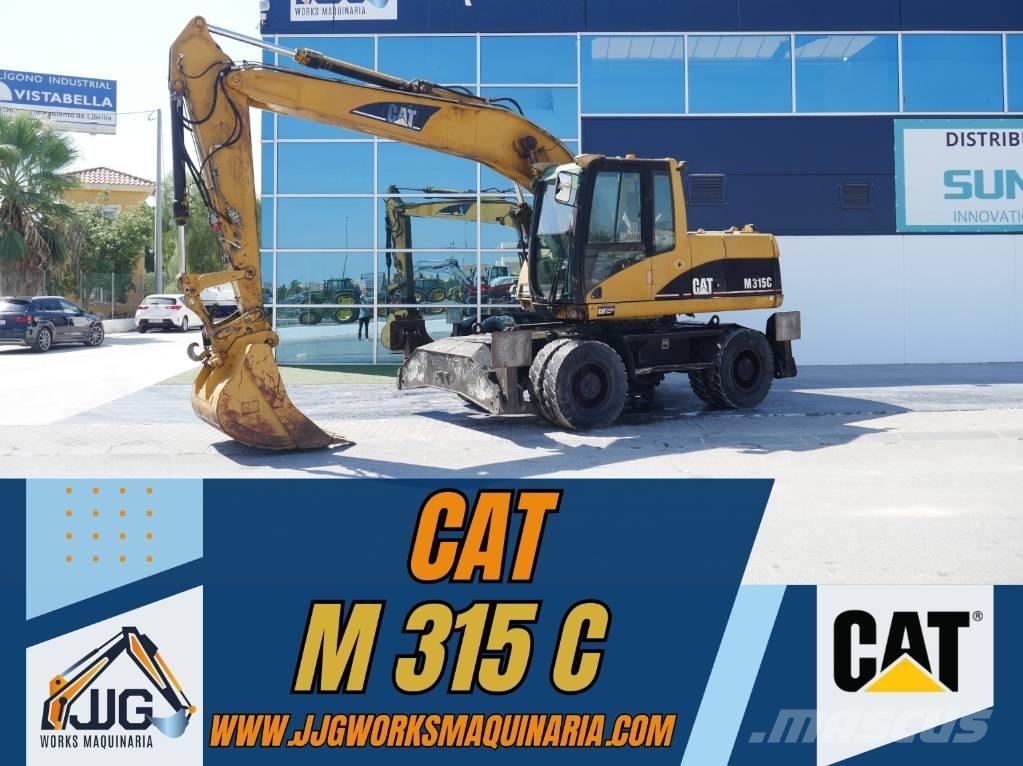 CAT M 315 C Kolesové rýpadlá