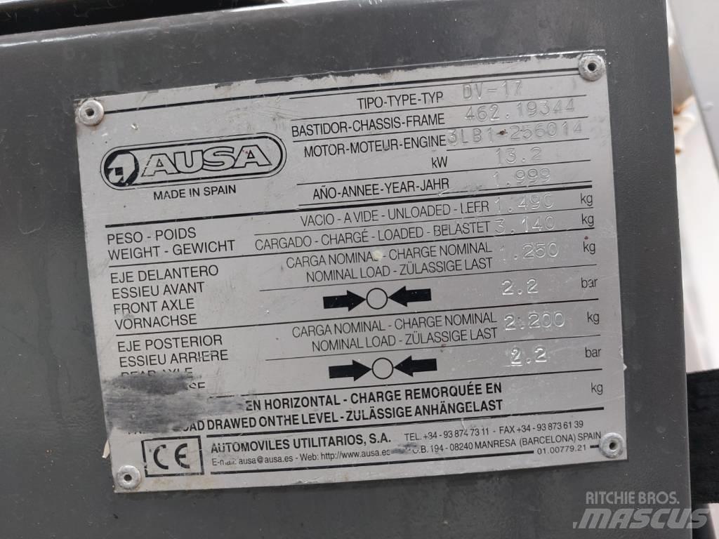 Ausa DV 17 Stavebné sklápače