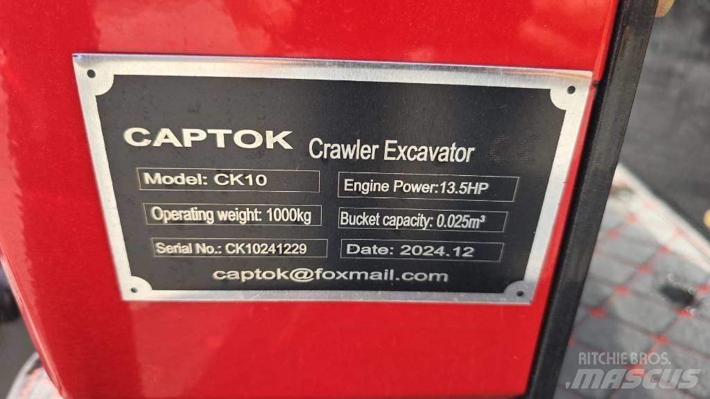 Captok CK10 Mini rýpadlá < 7t