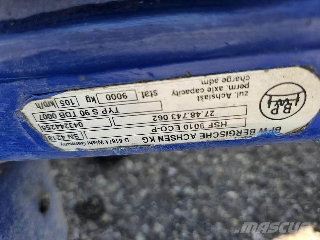 BPW HSF 9010 ECO-P Nápravy