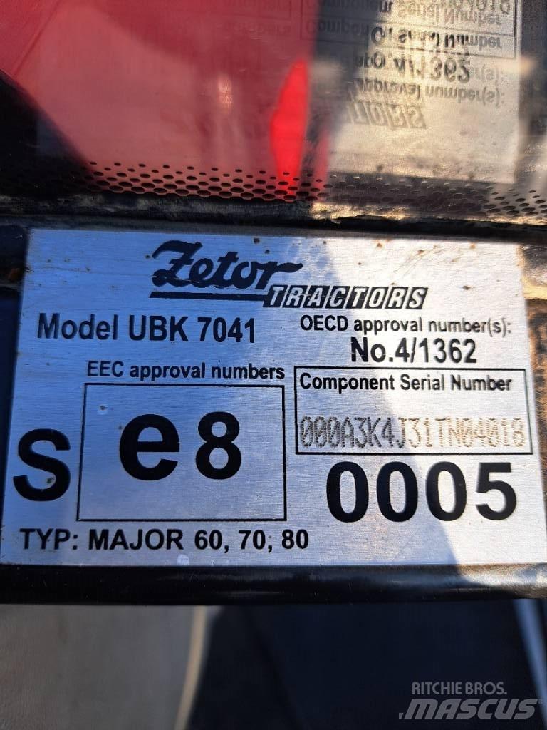 Zetor MAJOR 80 Traktory