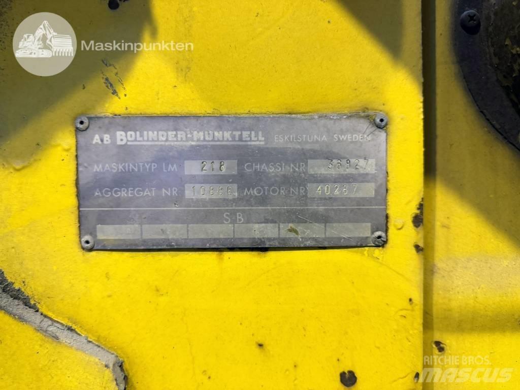 Volvo BM 218 Kolesové nakladače