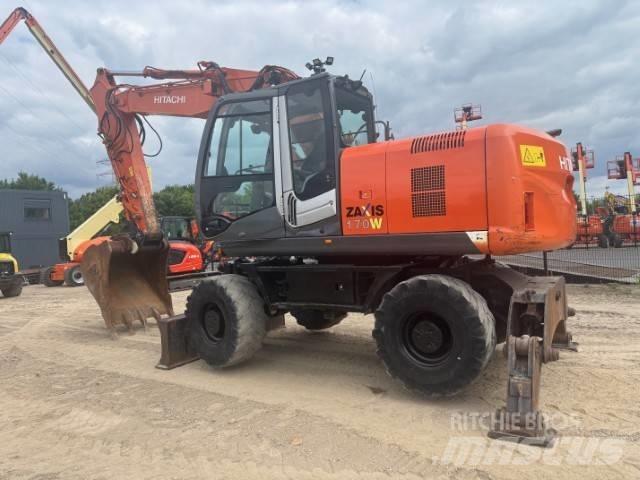 Hitachi ZX 170 W-3 Kolesové rýpadlá