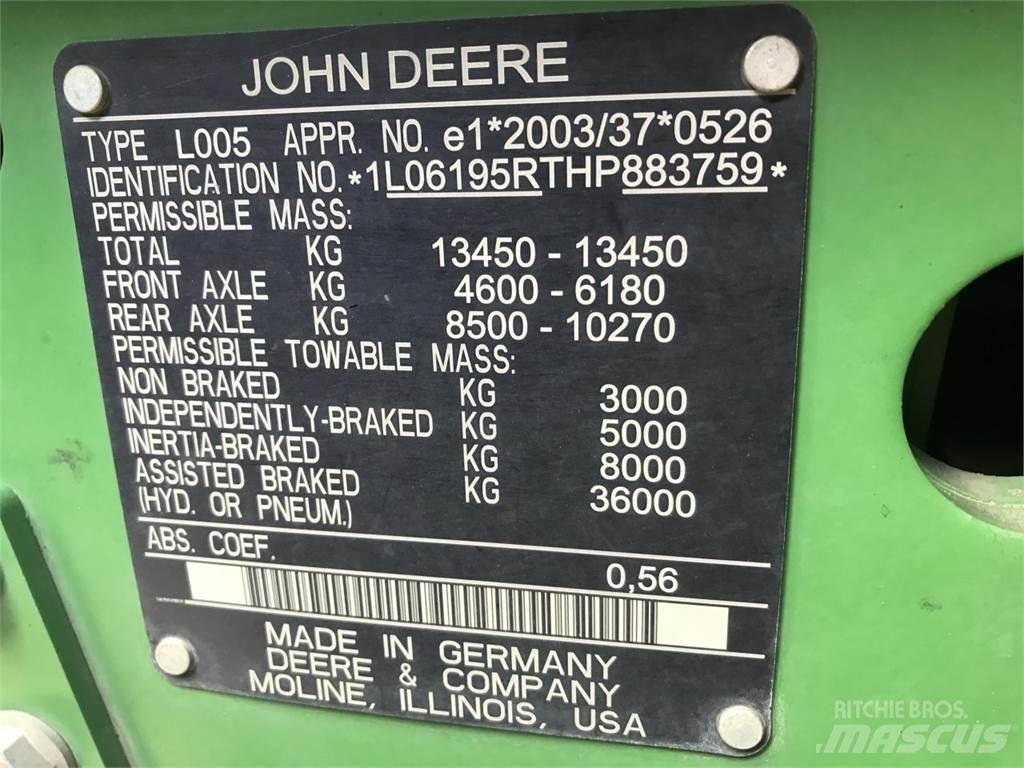 John Deere 6195R Traktory