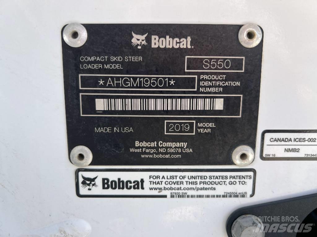 Bobcat S550 Šmykom riadené nakladače