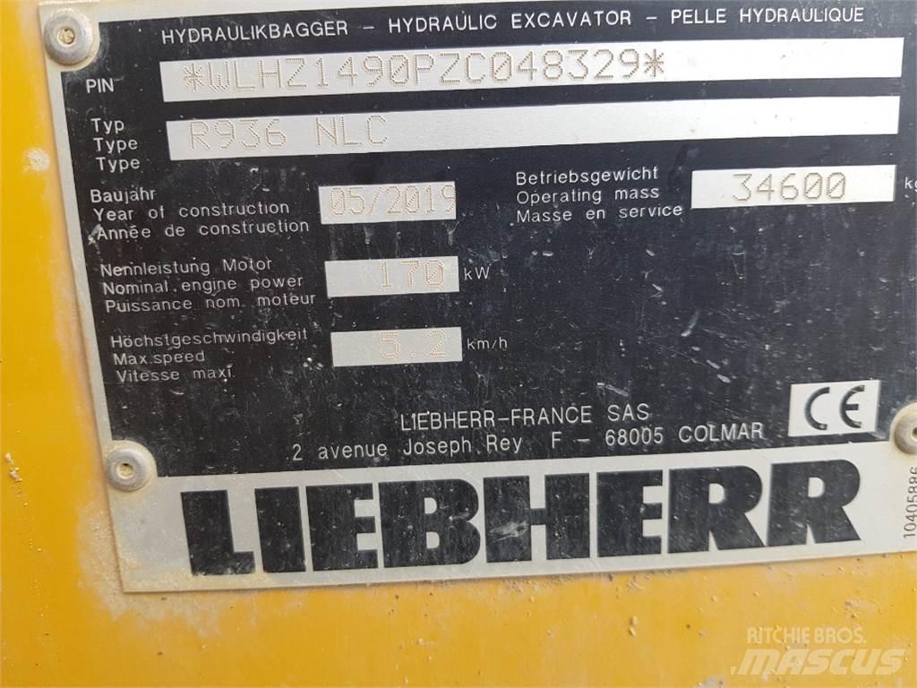 Liebherr R936 NLC Pásové rýpadlá