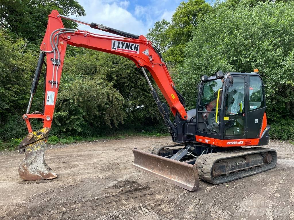 Kubota KX 080-4 Midi rýpadlá 7 t - 12 t