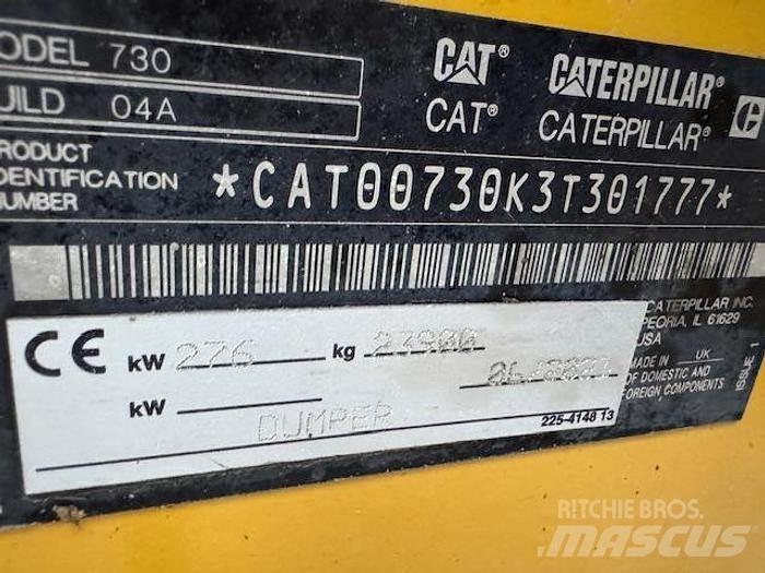 CAT 730 Kĺbové nákladné autá