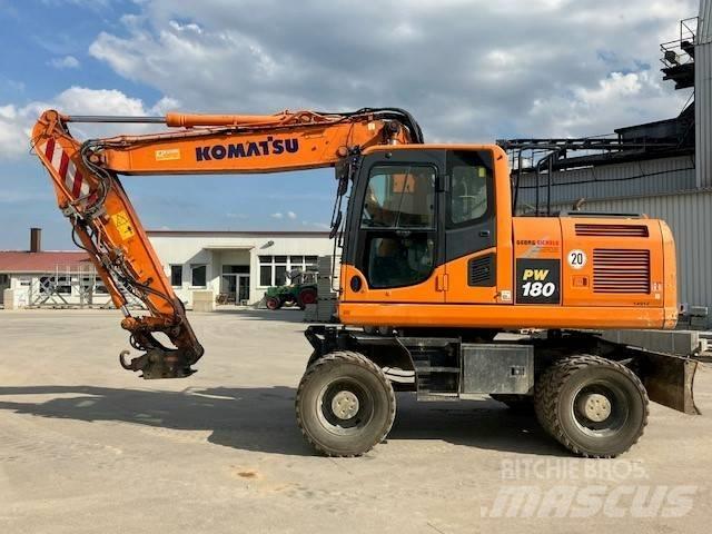 Komatsu PW 180-10 Kolesové rýpadlá