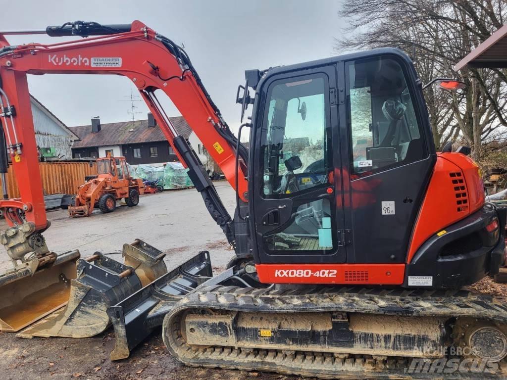 Kubota KX 080-4 Mini rýpadlá < 7t