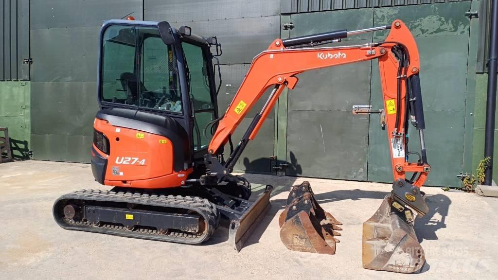 Kubota U 27-4 Mini rýpadlá < 7t