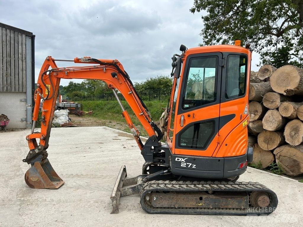 Doosan DX 27 Z Mini rýpadlá < 7t