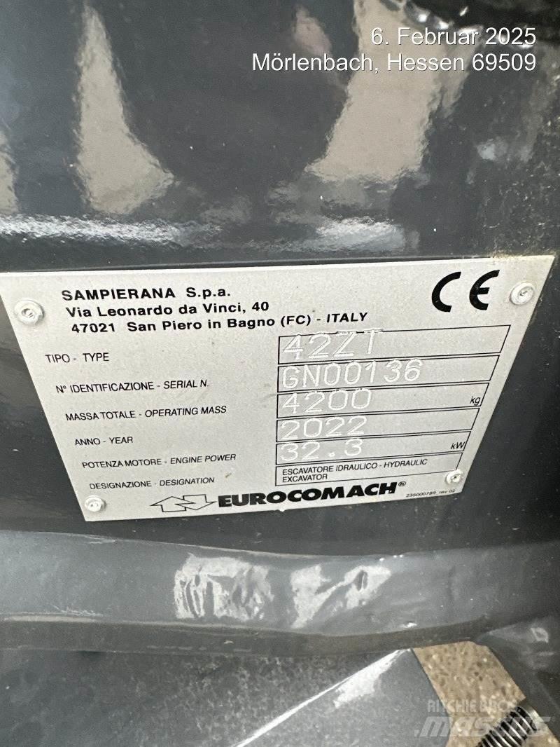 Eurocomach 42ZT Mini rýpadlá < 7t