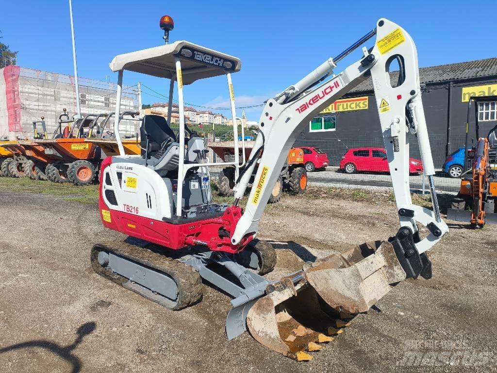 Takeuchi TB 216 Mini rýpadlá < 7t