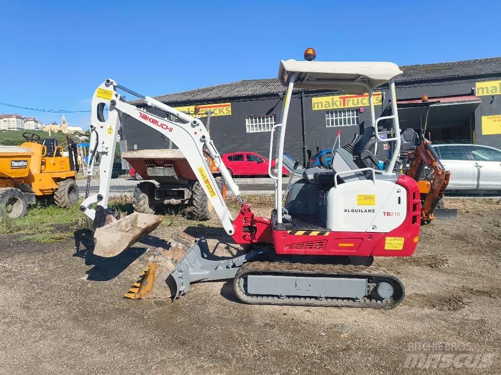 Takeuchi TB 216 Mini rýpadlá < 7t