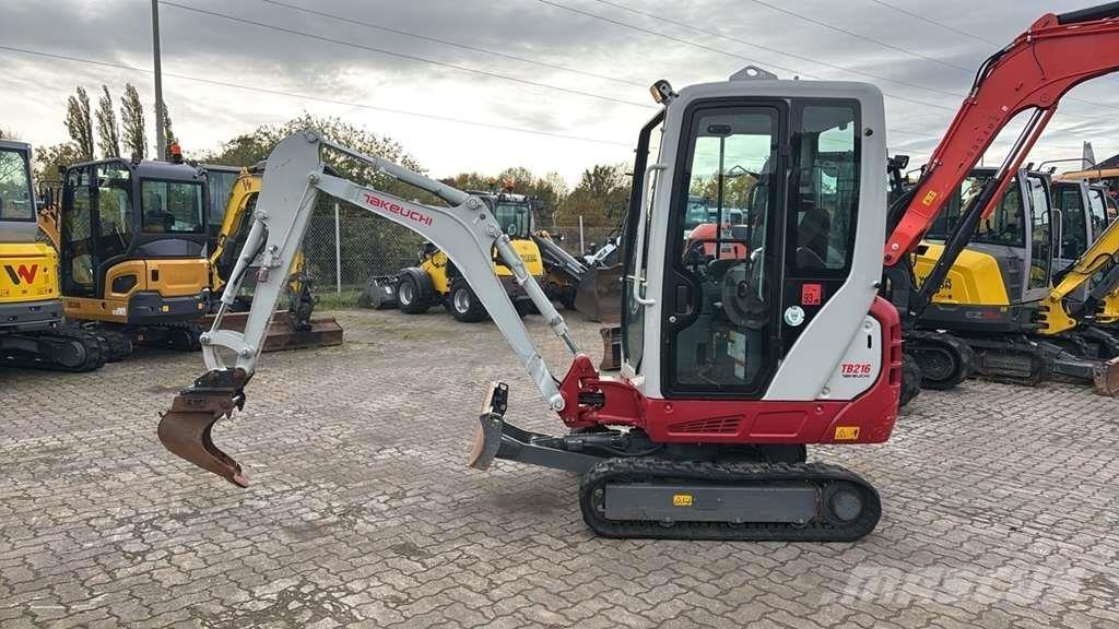 Takeuchi TB216 Mini rýpadlá < 7t