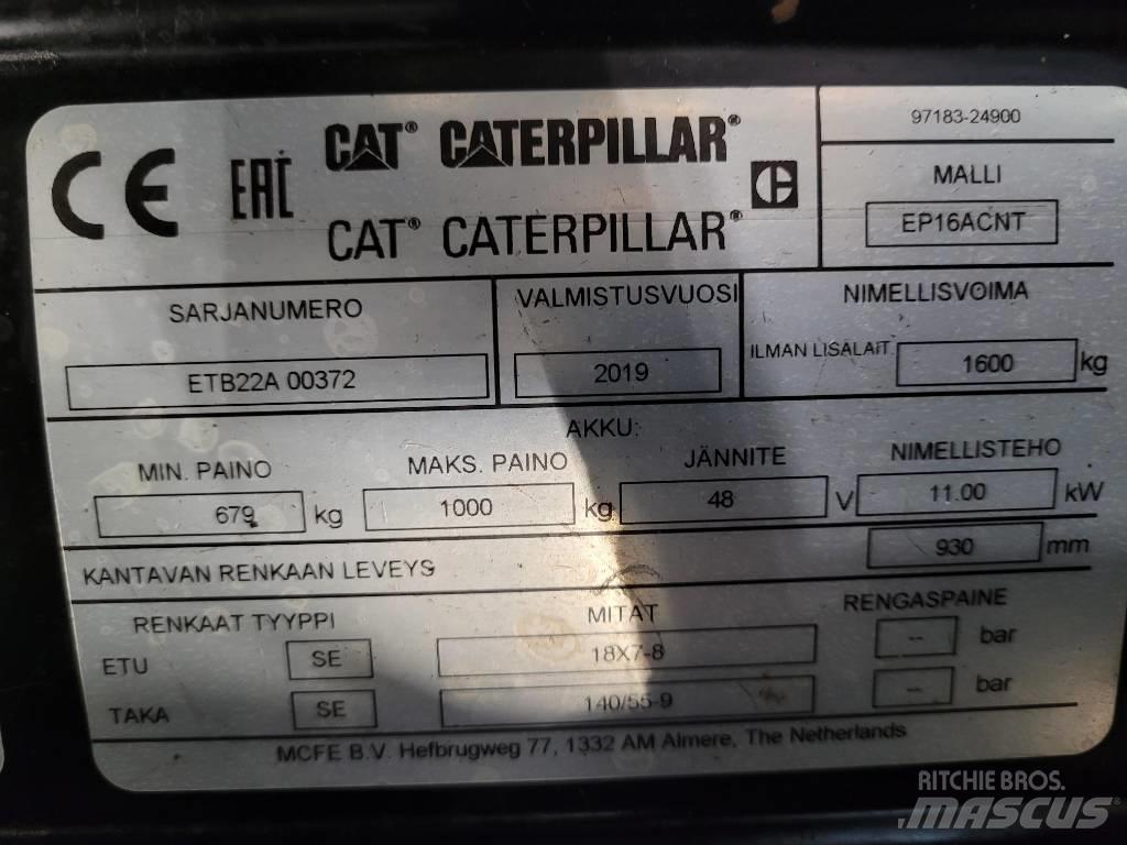CAT EP16ACNT " OULU " Akumulátorové vozíky