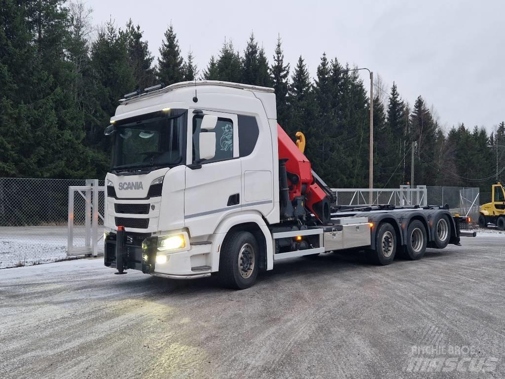 Scania R540 8x2 Autožeriavy, hydraulické ruky