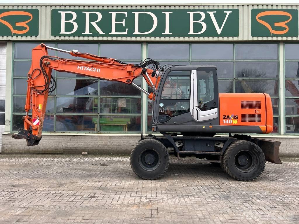 Hitachi ZX 140 W Kolesové rýpadlá