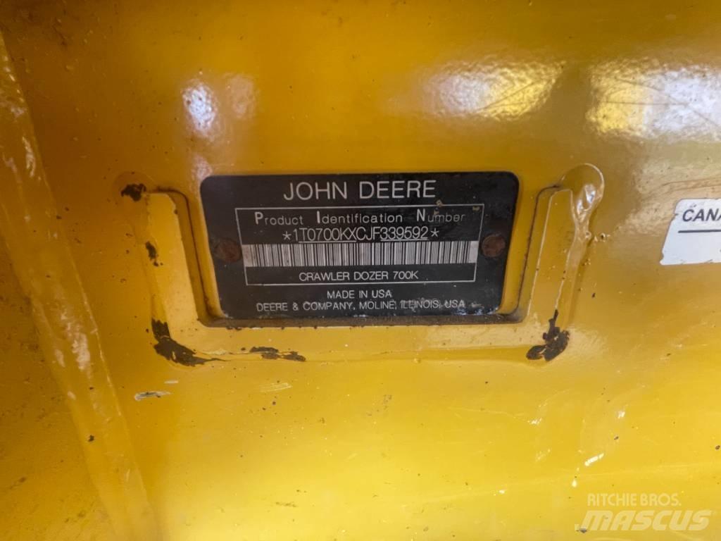 DEERE 700K LGP Pásové dozéry