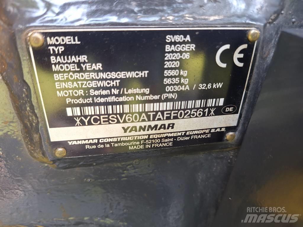 Yanmar SV 60 Mini rýpadlá < 7t