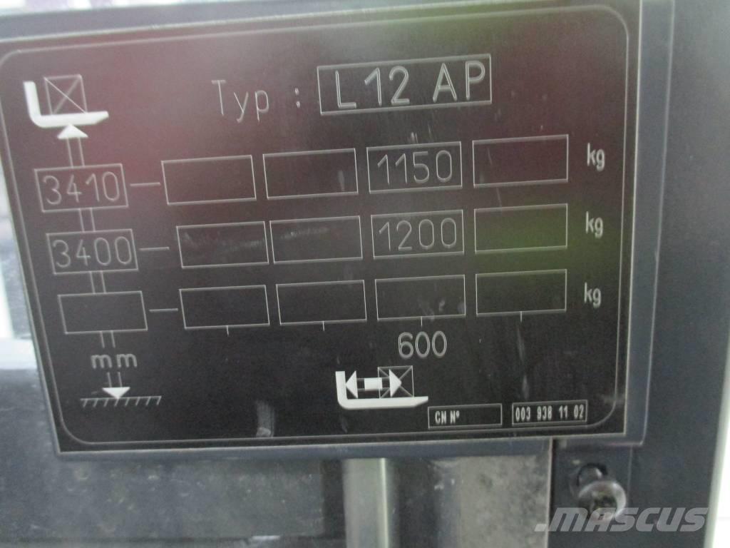 Linde L 12 AP Samohybné vozíky