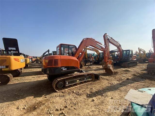 Doosan DX80 Mini rýpadlá < 7t