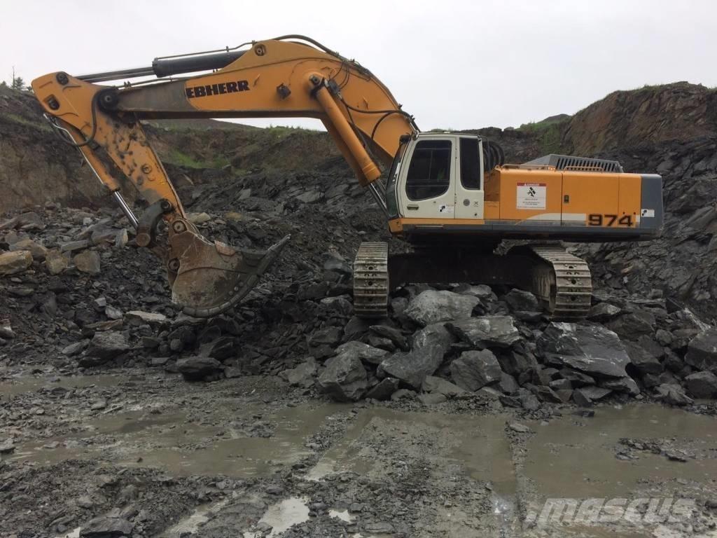Liebherr R 974 C Pásové rýpadlá