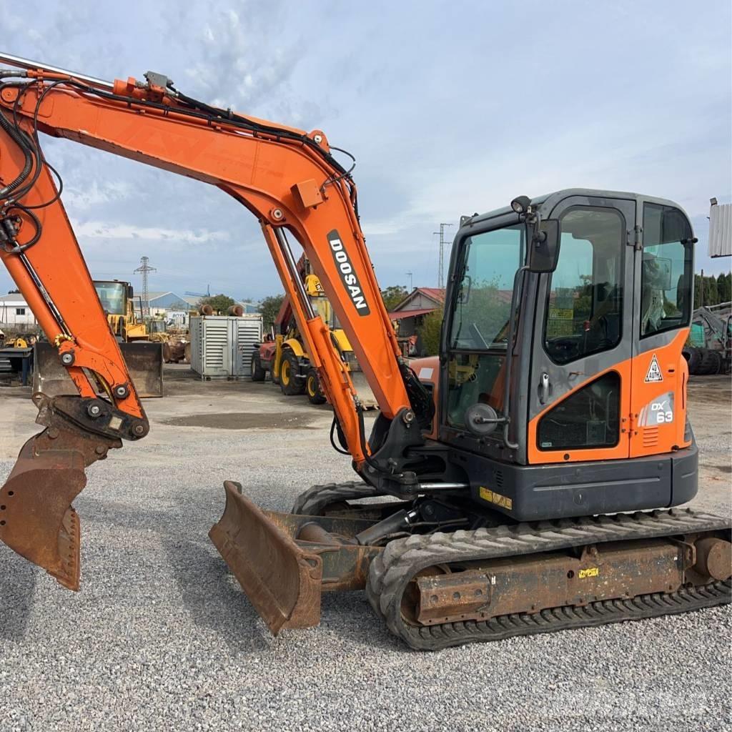 Doosan DX 63-3 Mini rýpadlá < 7t