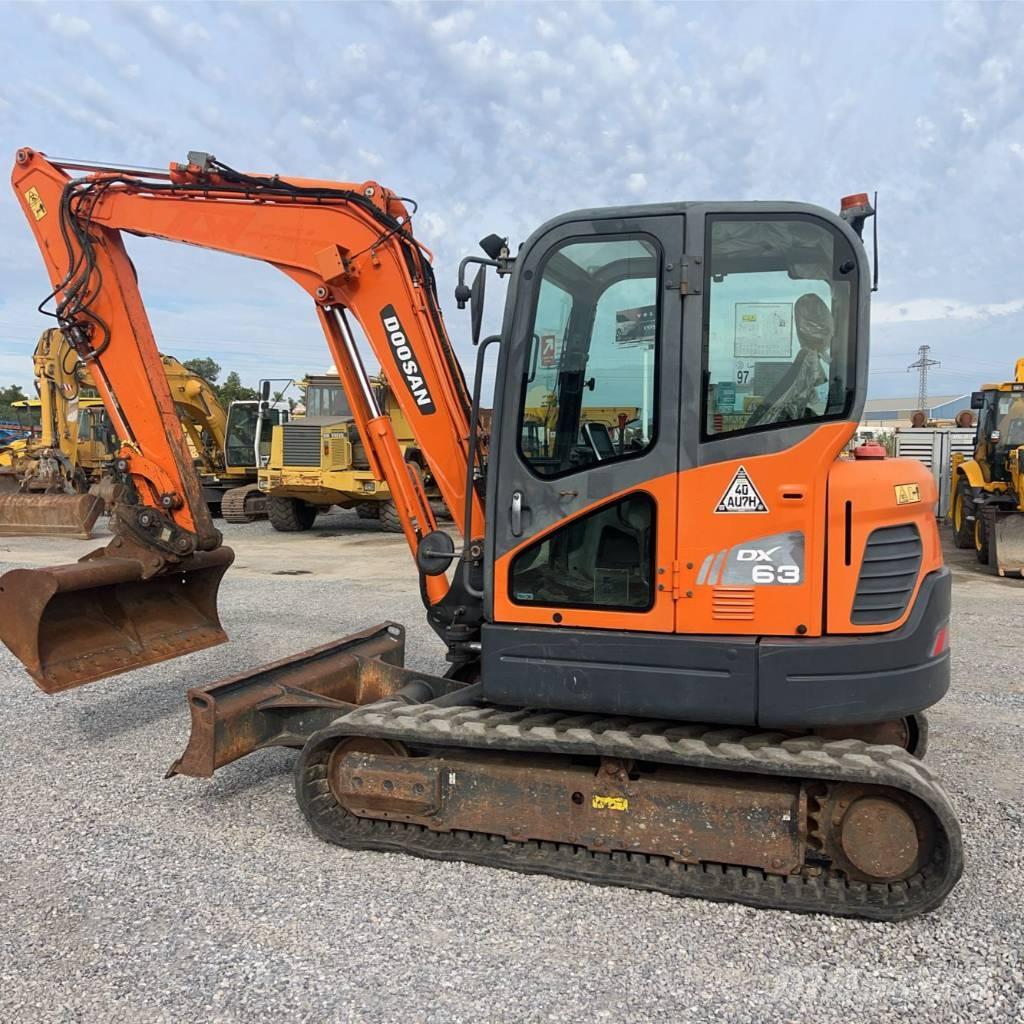 Doosan DX 63-3 Mini rýpadlá < 7t