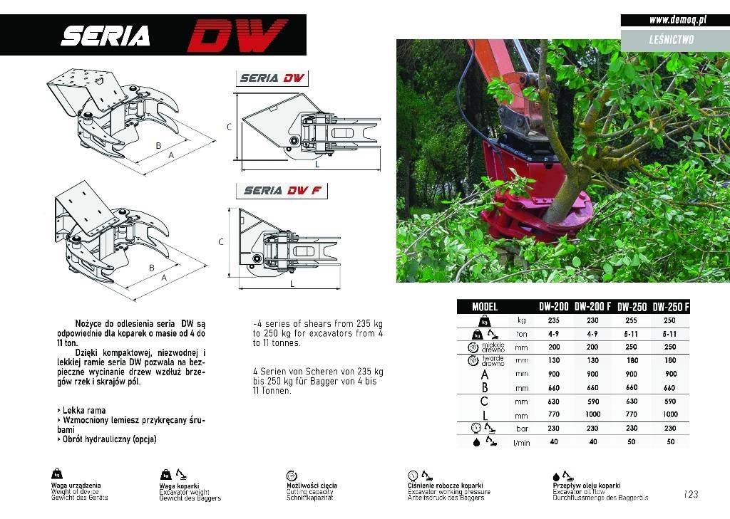  DEMOQ DW250 Lodné háky