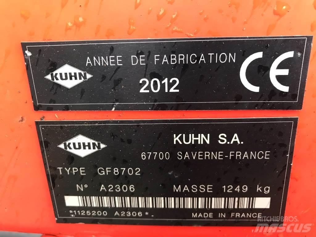Kuhn GF 8702 Obracače a zhrabovače sena