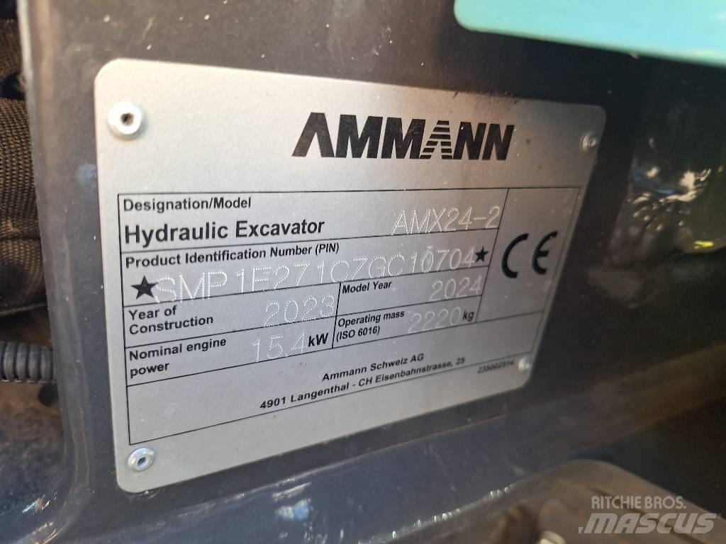 Ammann AMX24-2 Mini rýpadlá < 7t