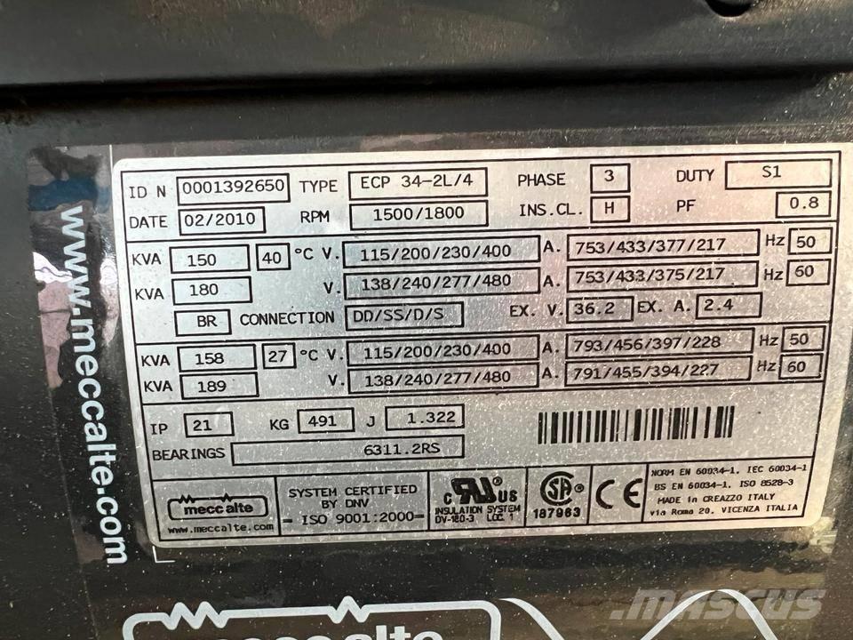  Mecc alte 85-300 KVA Ostatné generátory