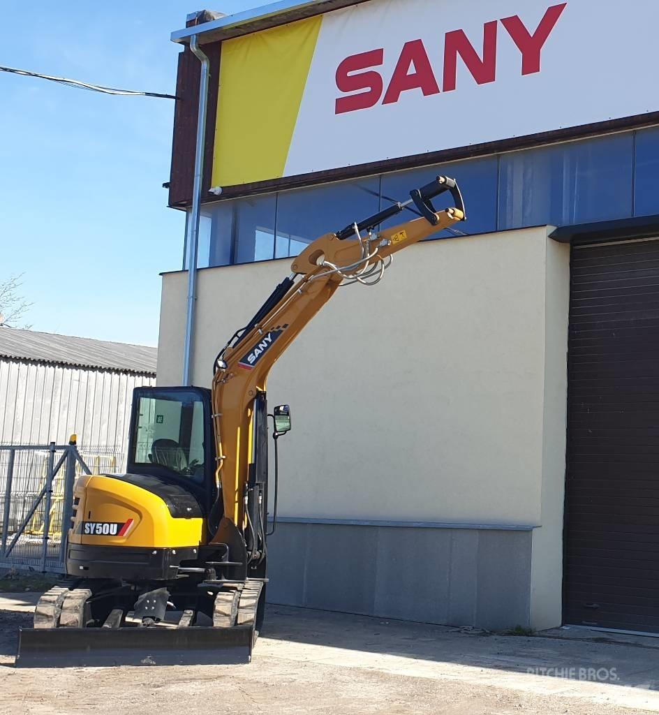 Sany SY50U Mini rýpadlá < 7t