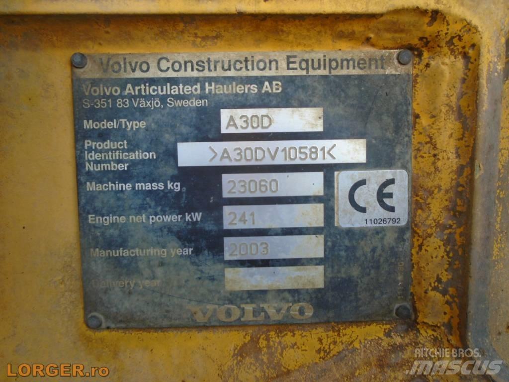 Volvo A 30 D Kĺbové nákladné autá