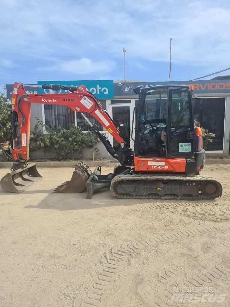 Kubota U 56-5 Mini rýpadlá < 7t