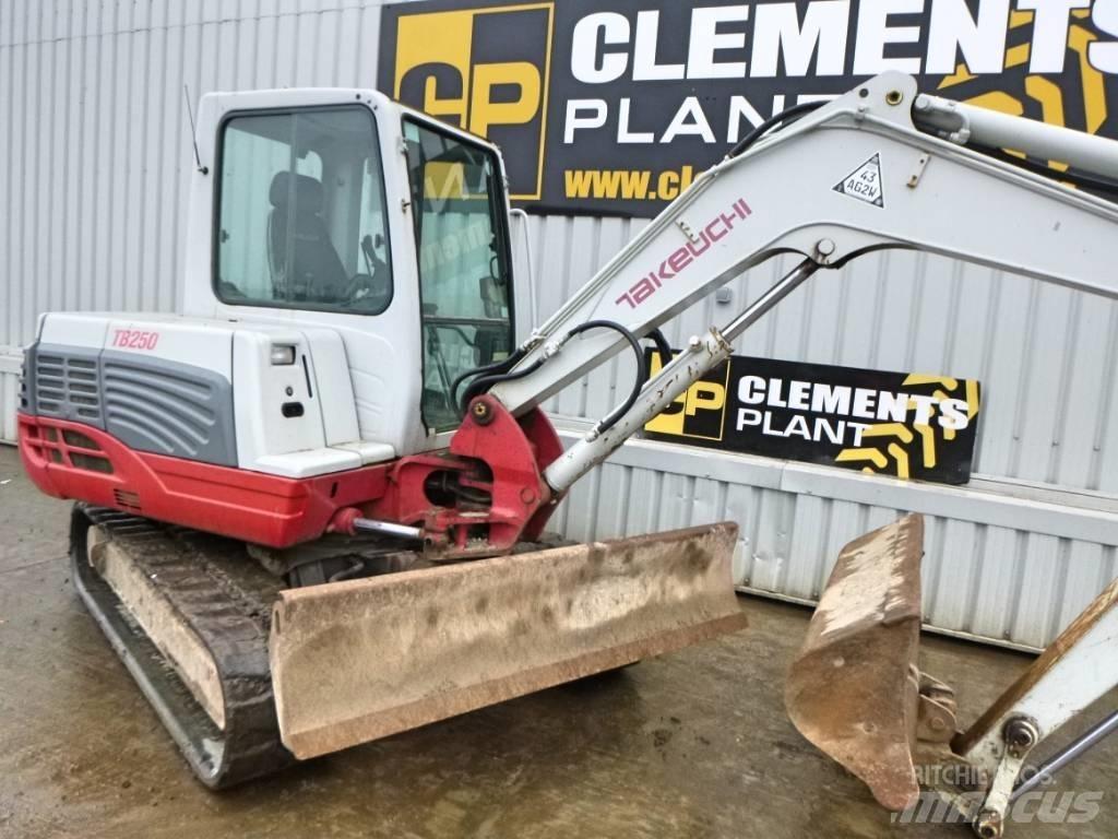 Takeuchi TB250 Mini rýpadlá < 7t