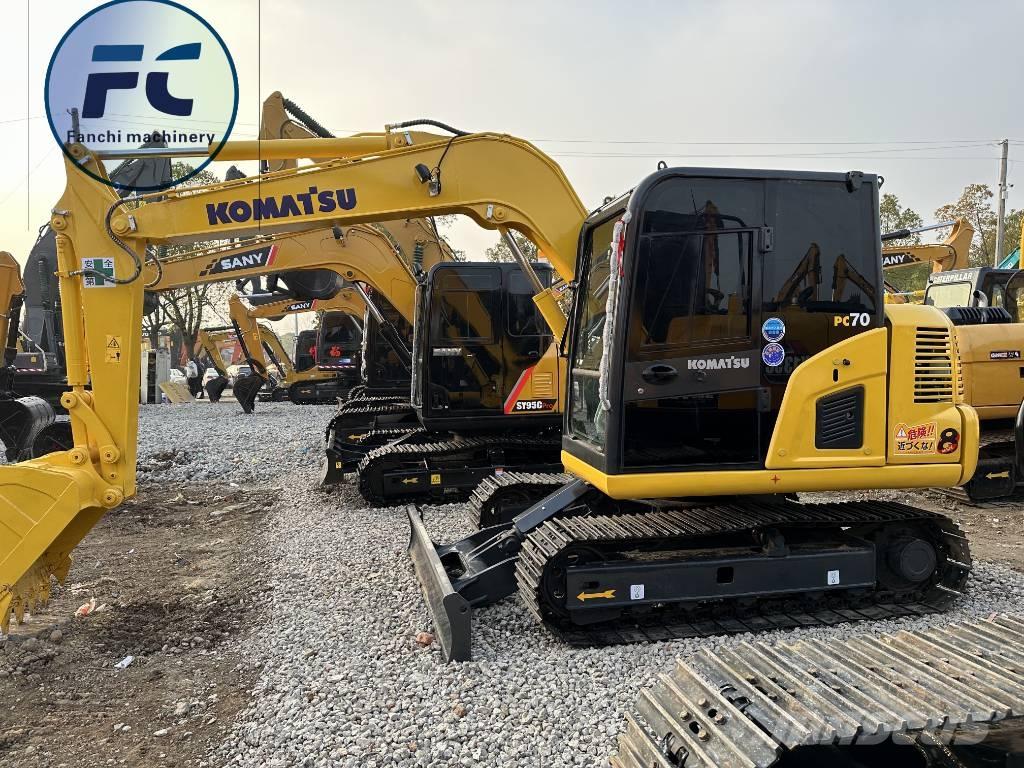 Komatsu 70 Pásové rýpadlá