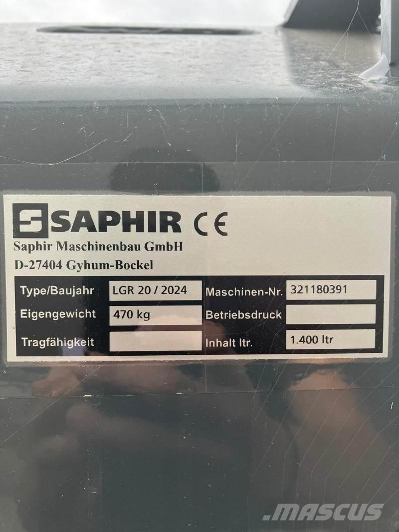 Saphir LGR 20 Ďalšie príslušenstvo traktorov