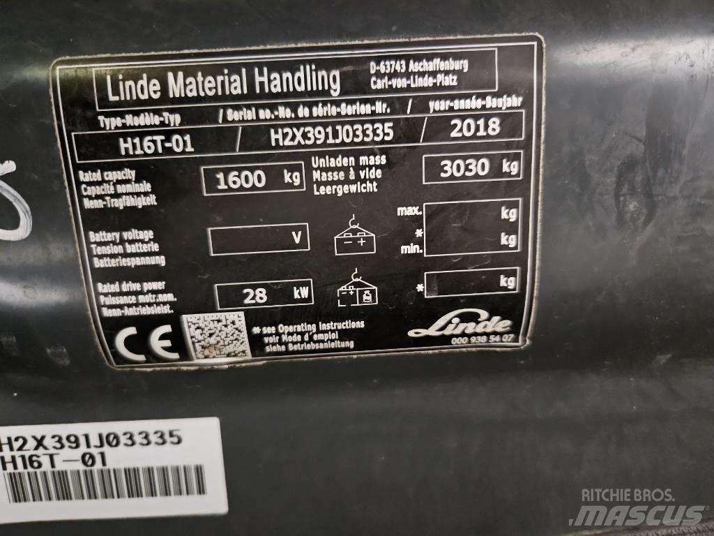 Linde H16T LPG vozíky